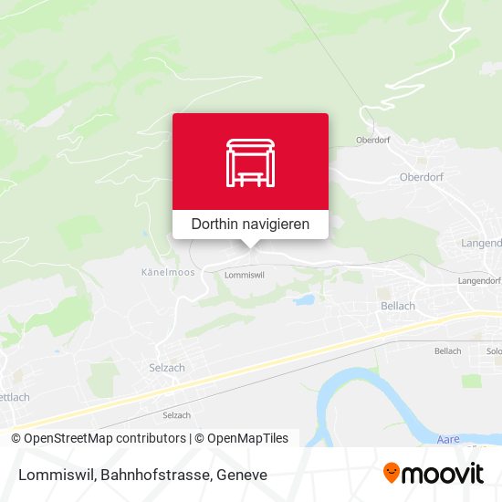 Lommiswil, Bahnhofstrasse Karte