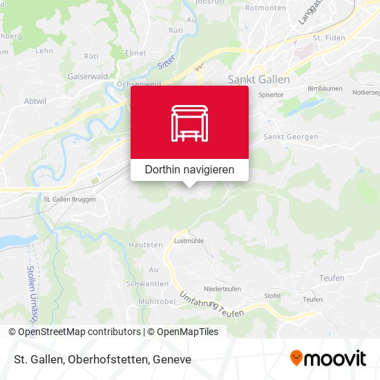 St. Gallen, Oberhofstetten Karte