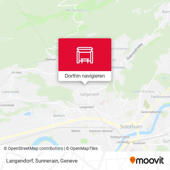 Langendorf, Sunnerain Karte