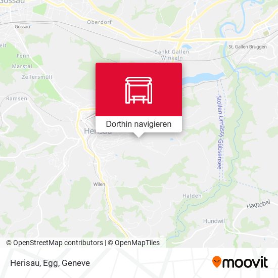 Herisau, Egg Karte