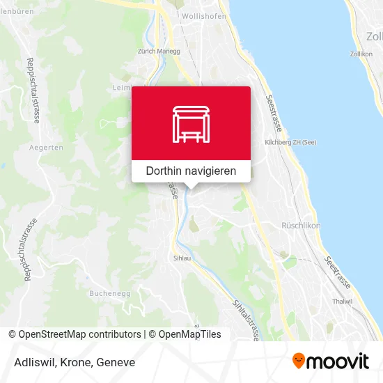 Adliswil, Krone Karte