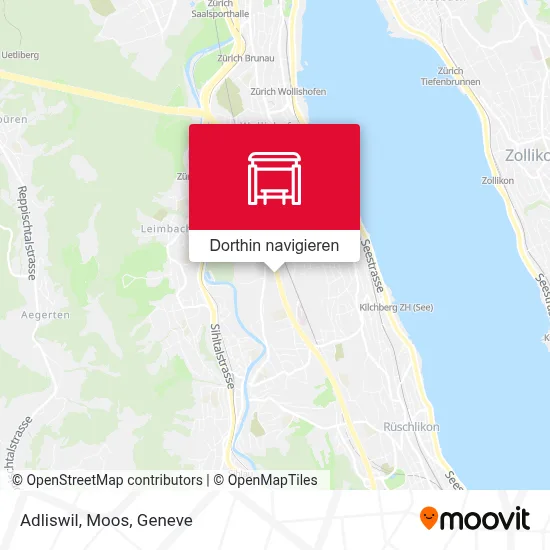Adliswil, Moos Karte