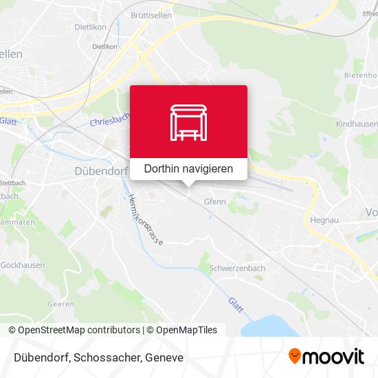 Dübendorf, Schossacher Karte