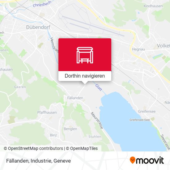 Fällanden, Industrie Karte