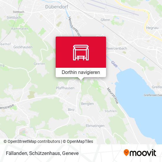 Fällanden, Schützenhaus Karte