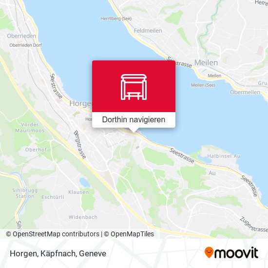 Horgen, Käpfnach Karte