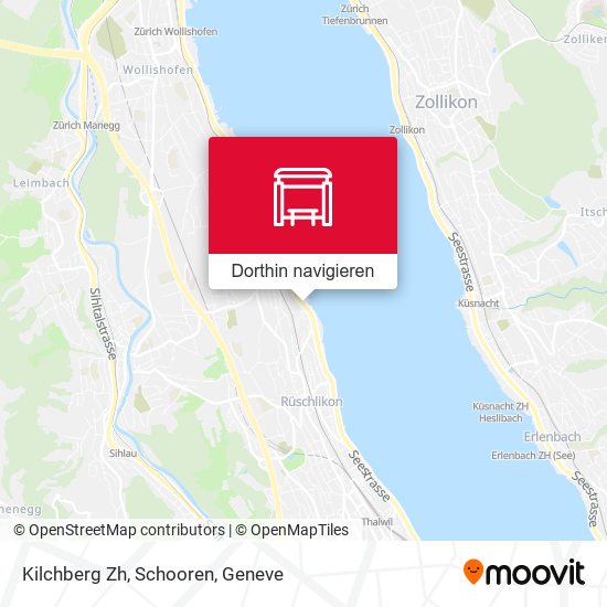 Kilchberg Zh, Schooren Karte