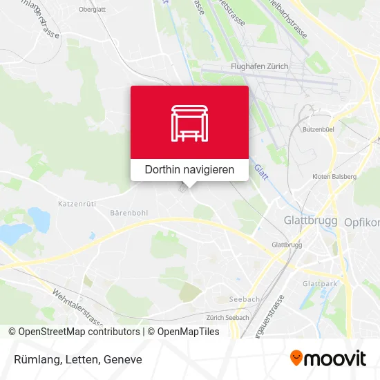 Rümlang, Letten Karte