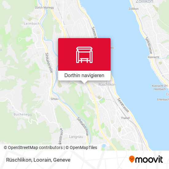 Rüschlikon, Loorain Karte