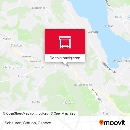 Scheuren, Station Karte