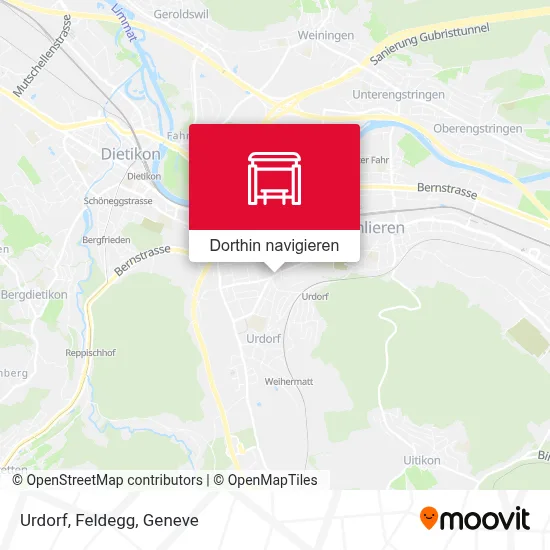 Urdorf, Feldegg Karte