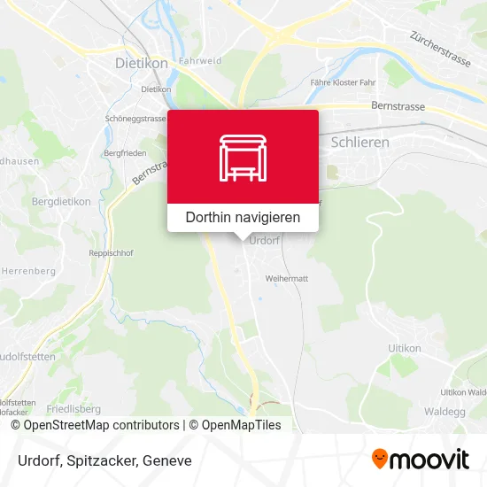 Urdorf, Spitzacker Karte