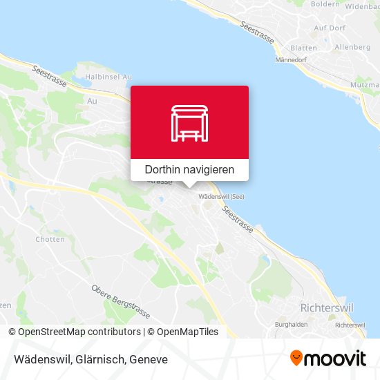 Wädenswil, Glärnisch Karte