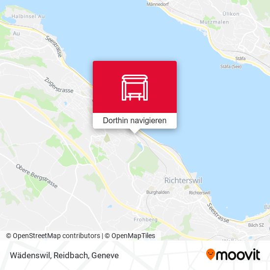 Wädenswil, Reidbach Karte