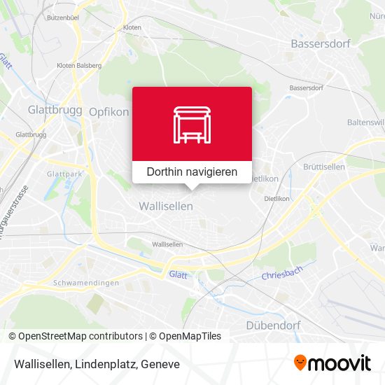 Wallisellen, Lindenplatz Karte