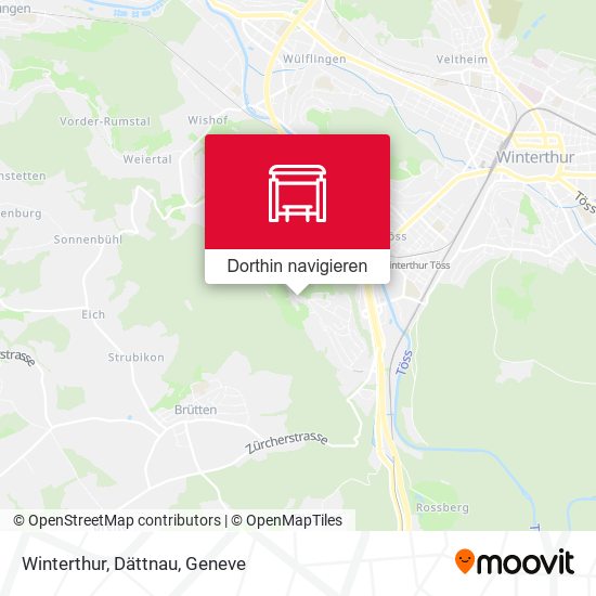 Winterthur, Dättnau Karte