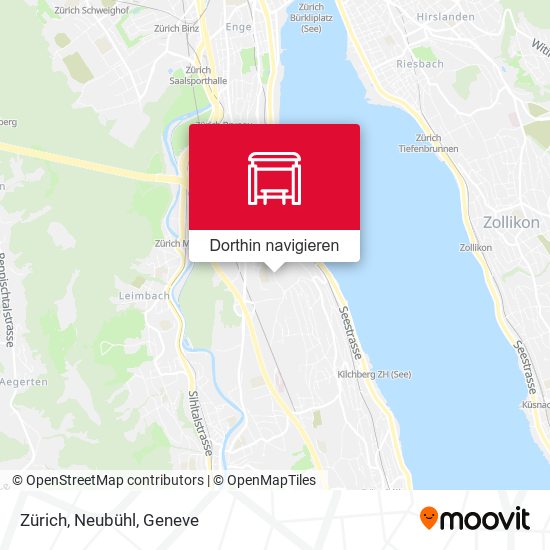 Zürich, Neubühl Karte