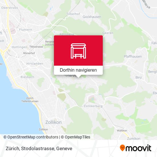 Zürich, Stodolastrasse Karte