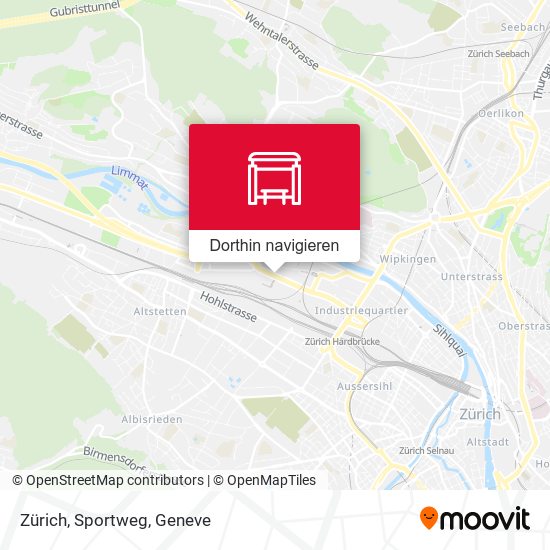 Zürich, Sportweg Karte