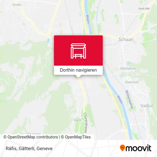 Räfis, Gätterli Karte