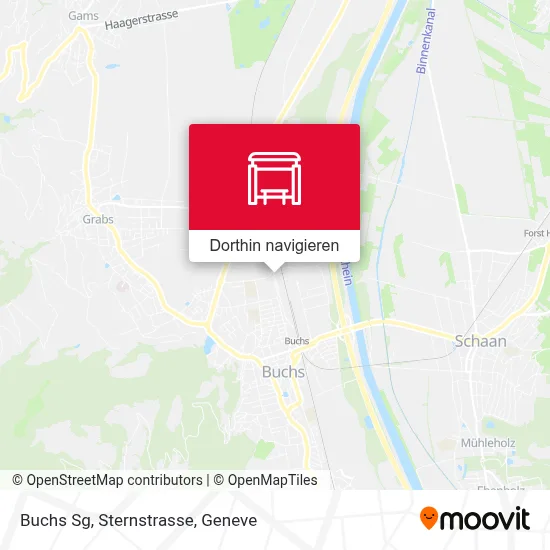 Buchs Sg, Sternstrasse Karte