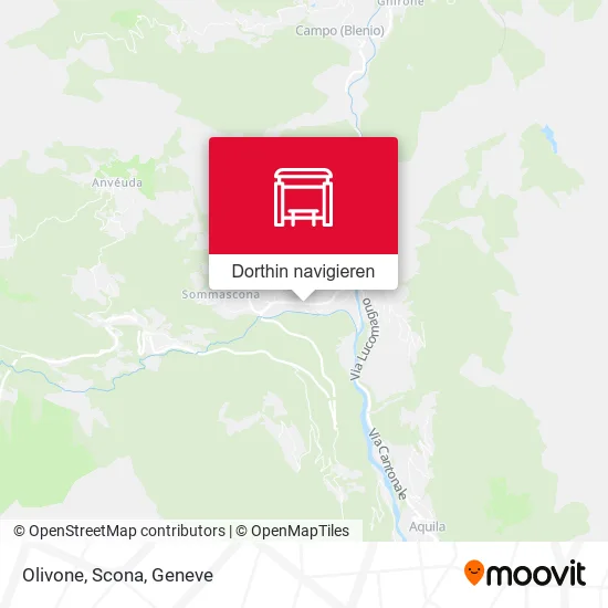 Olivone, Scona Karte
