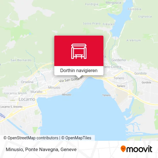 Minusio, Ponte Navegna Karte