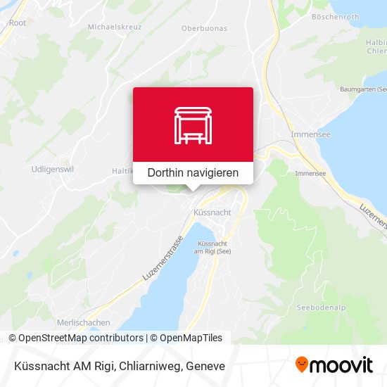 Küssnacht AM Rigi, Chliarniweg Karte