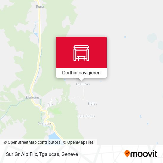 Sur Gr Alp Flix, Tgalucas Karte
