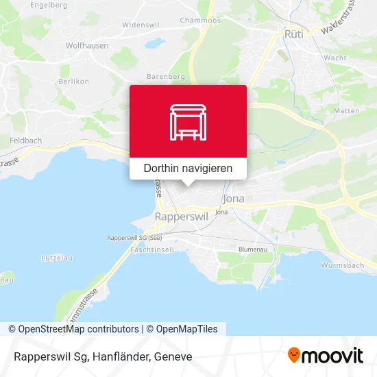 Rapperswil Sg, Hanfländer Karte