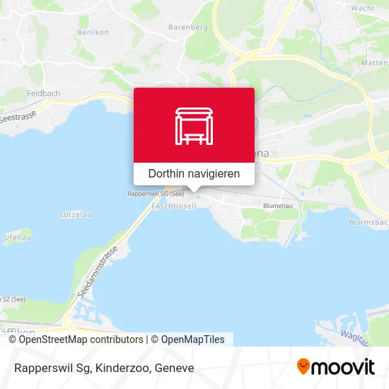 Rapperswil Sg, Kinderzoo Karte