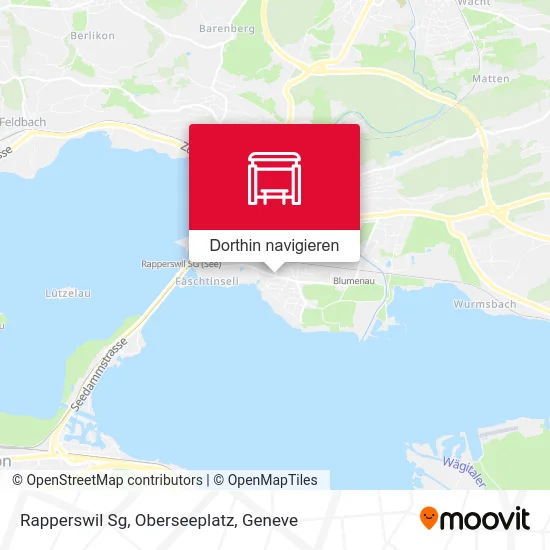 Rapperswil Sg, Oberseeplatz Karte