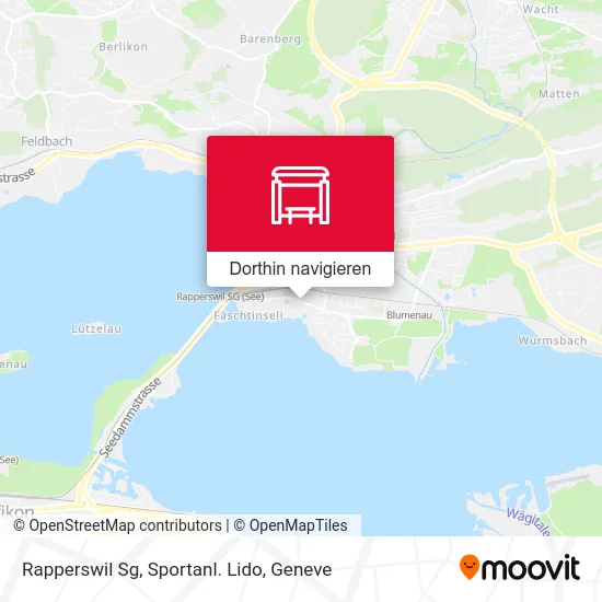 Rapperswil Sg, Sportanl. Lido Karte