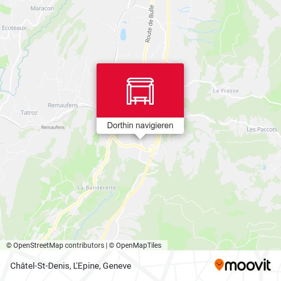 Châtel-St-Denis, L'Epine Karte