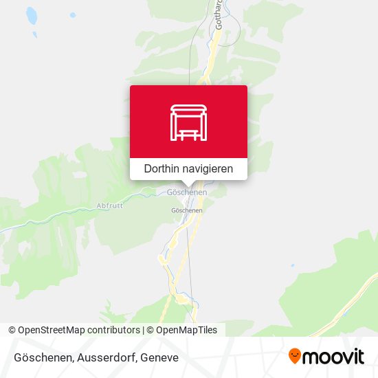 Göschenen, Ausserdorf Karte