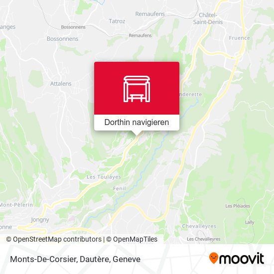 Monts-De-Corsier, Dautère Karte
