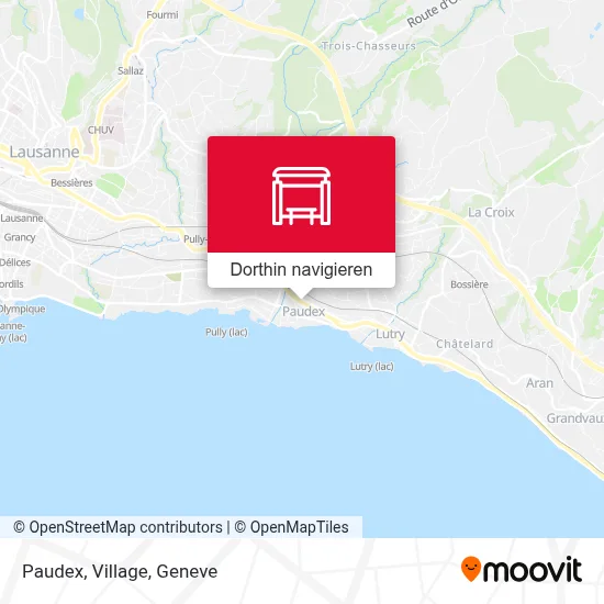 Paudex, Village Karte