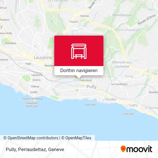 Pully, Perraudettaz Karte