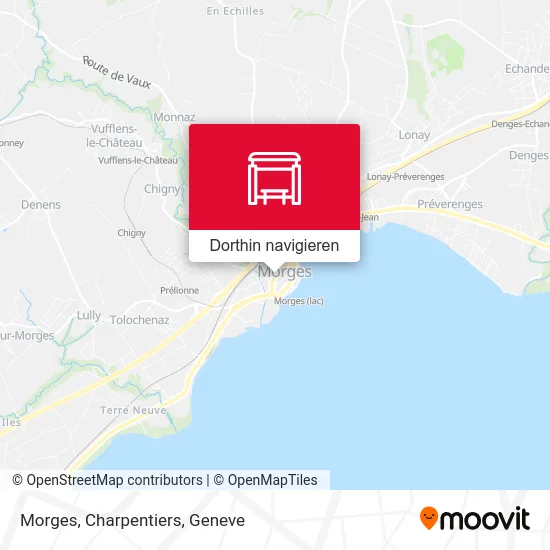 Morges, Charpentiers Karte