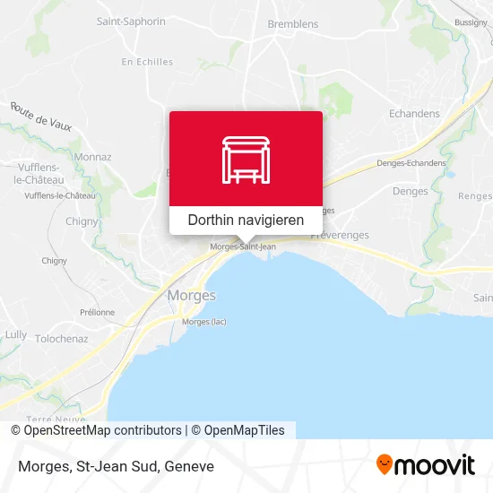 Morges, St-Jean Sud Karte