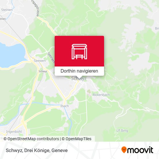 Schwyz, Drei Könige Karte