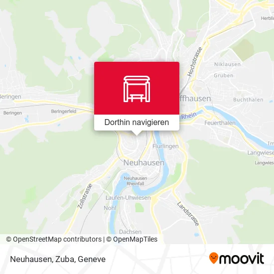 Neuhausen, Zuba Karte