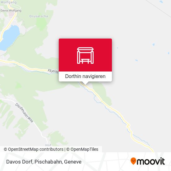 Davos Dorf, Pischabahn Karte