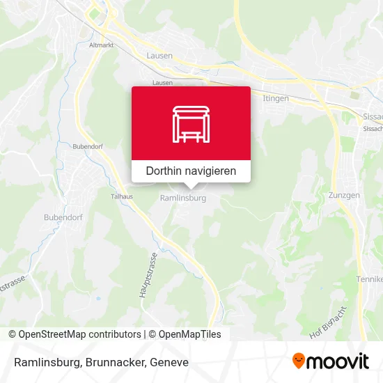 Ramlinsburg, Brunnacker Karte