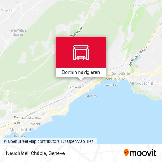 Neuchâtel, Châble Karte