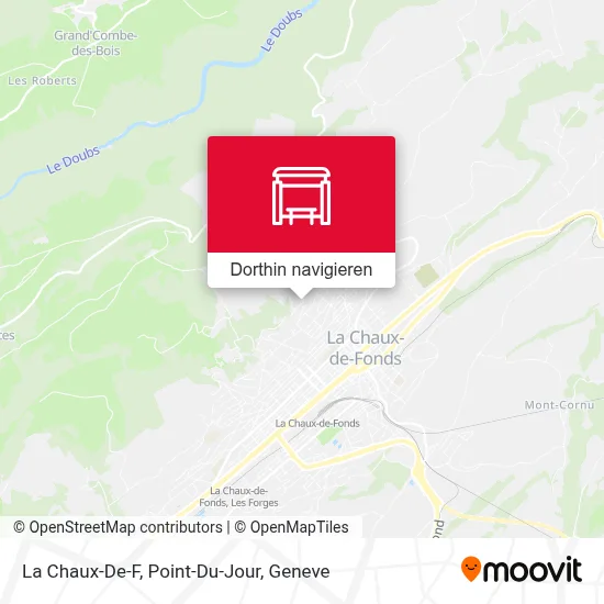 La Chaux-De-F, Point-Du-Jour Karte