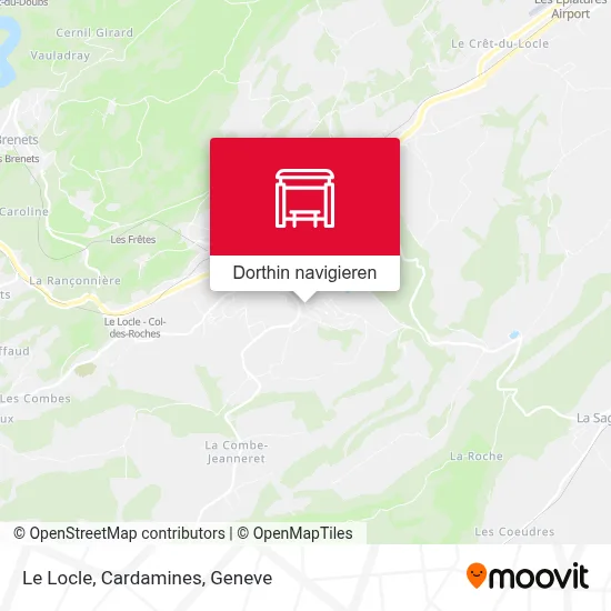 Le Locle, Cardamines Karte