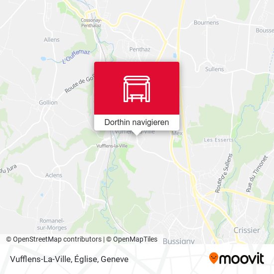 Vufflens-La-Ville, Église Karte
