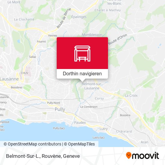 Belmont-Sur-L., Rouvène Karte