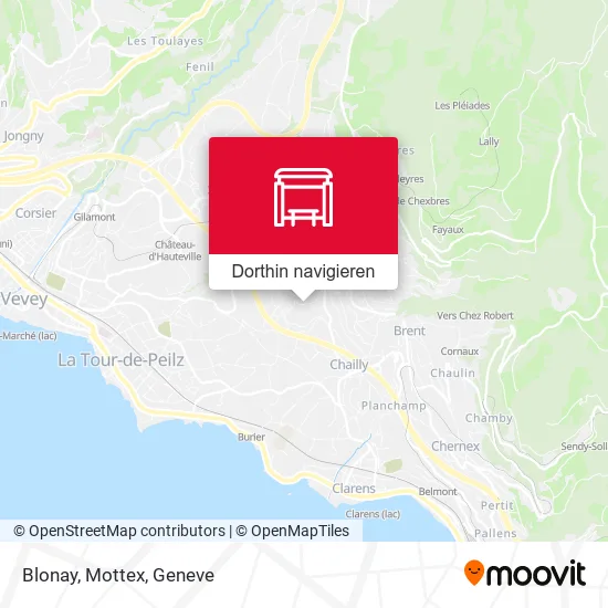 Blonay, Mottex Karte